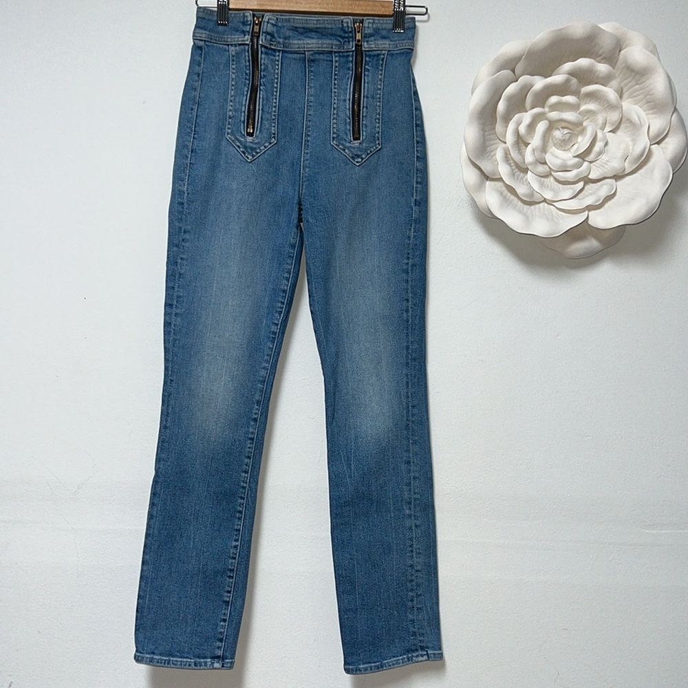 MOTHER Blue Skinny Jeans - Picture 2 of 9